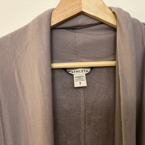 Athleta Pranayama Restore Wrap Cardigan Dusk Violet Purple - Picture 4 of 4